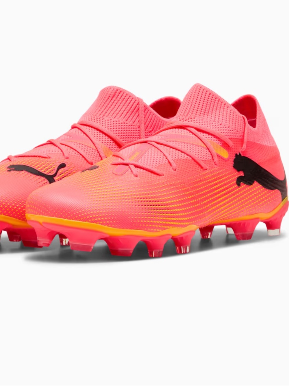 NIB Puma Kids Neon Pink Soccer Cleats
